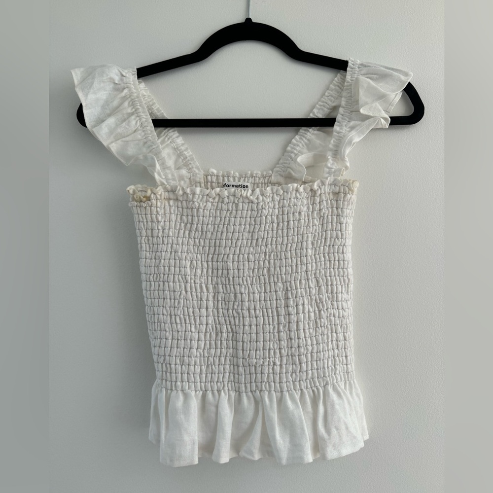 Reformation Linen Top size small